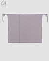 BASERANGE Cotton and Linen Ribbed Wrap Skirt Portugal BAS-SKGW-CH-WI24-HL Gray Blue